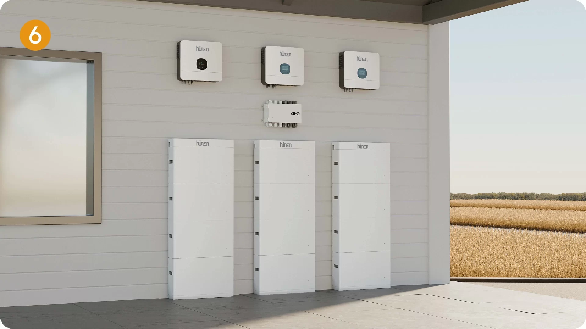 6_three_6kW_off-gird_inverters_parallel_operation